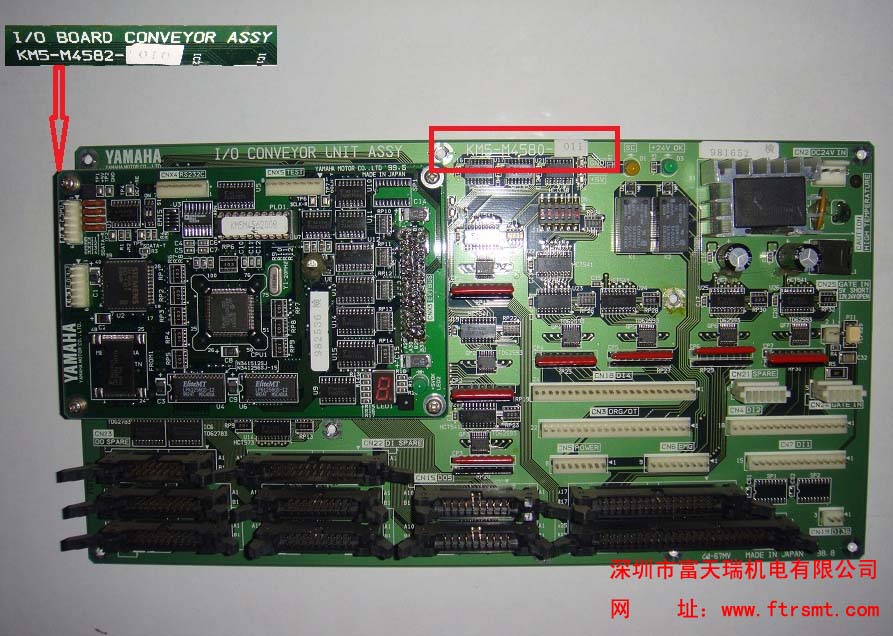 KM5-M4580-01X. I/O BOARD CONVE. ASSYƴIO忨